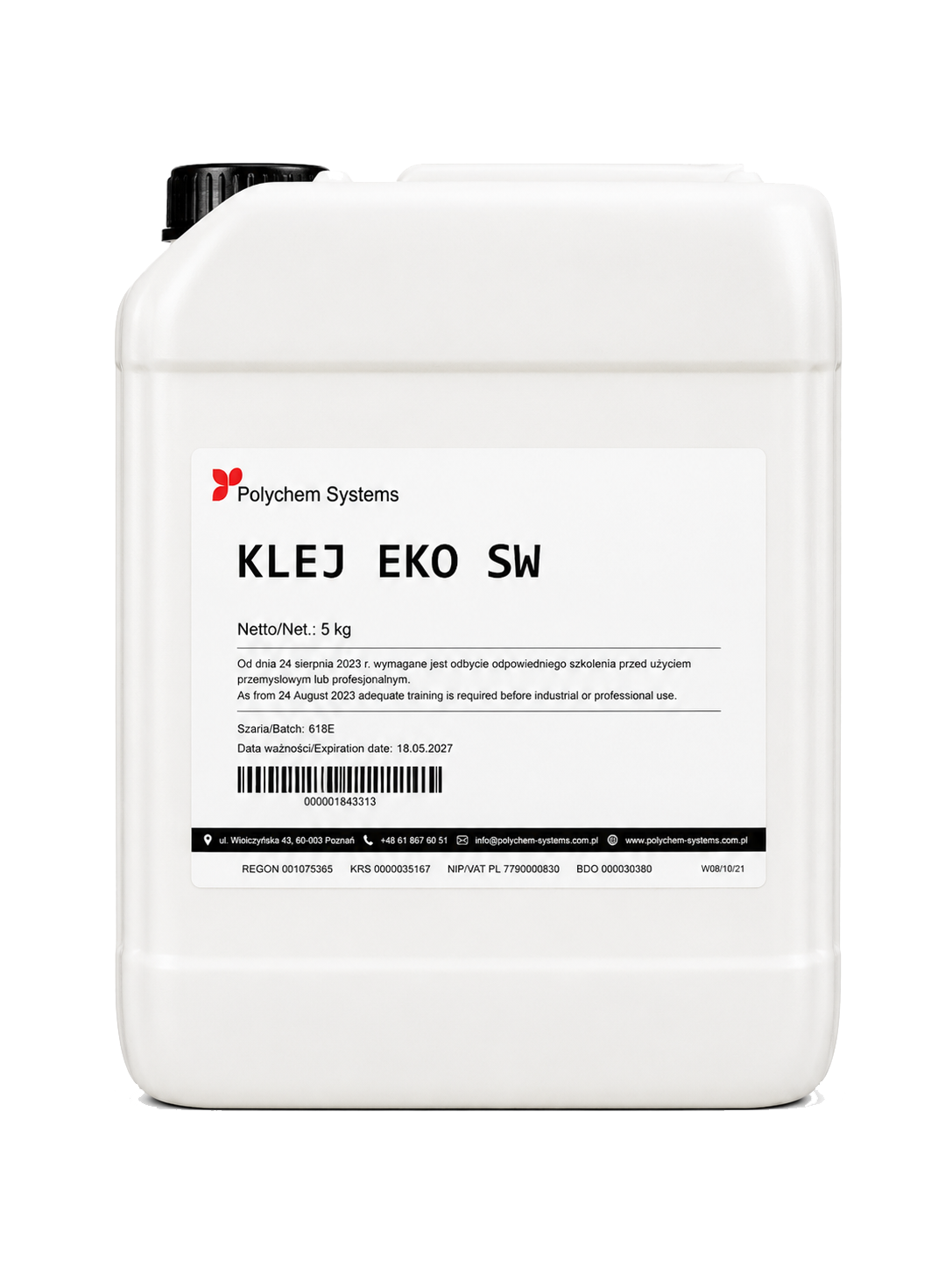 EKO SW — Polyurethane Adhesive for Sports Surfaces & Playgrounds (5kg)